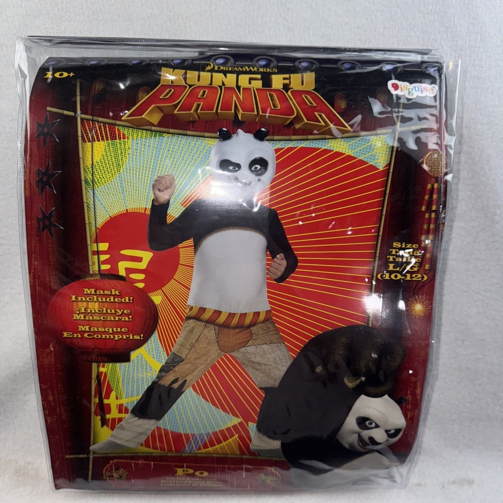 Po Classic Kung Fu Panda‎ Movie Bear Animal Fancy Dress Halloween Child Costume